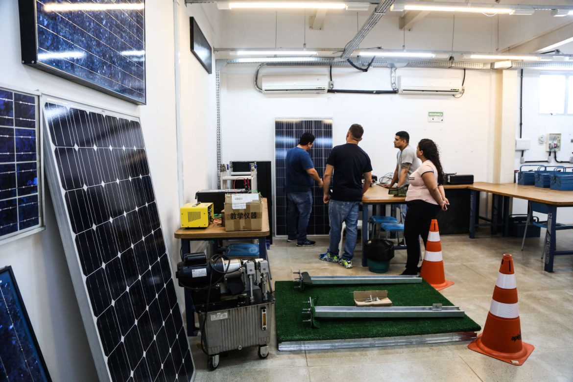 Curso-Energia-Fotovoltaica Parceria entre SPS e Senai traz aprendizado em áreas de tecnologia e energias renováveis